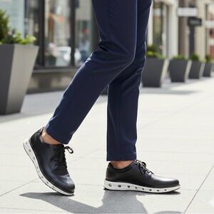 LANDS’ END Sport Oxford, Men’s Size 8, Black